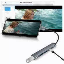 Load image into Gallery viewer, 4-in-1 Adapter USB Hub, TYPE-C PD Port USB Splitter USB-C Charger Port - AWY50
