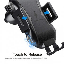 Car Wireless Charger Mount, Cradle Fast Charge Holder Air Vent - AWV08