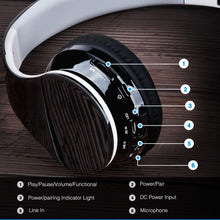 Load image into Gallery viewer, Wireless Headphones, Hands-free w Mic Headset Foldable - AWL81