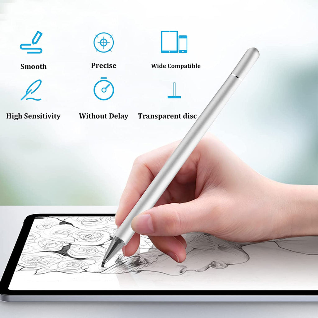 Stylus, Lightweight Aluminum Fiber Tip Touch Screen Pen - AWZ81