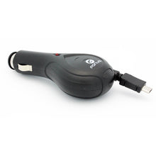 Load image into Gallery viewer, Car Charger, Power DC Socket MicroUSB Retractable - AWC18