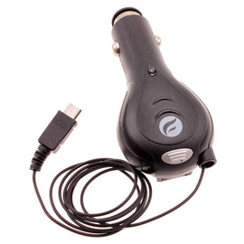 Car Charger,  Power DC Socket MicroUSB Retractable  - AWC18 762-1