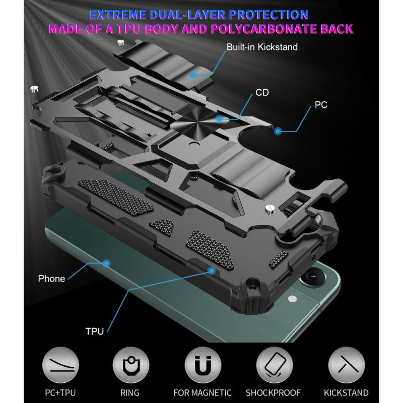 Hybrid Case Cover , Defender Drop-Proof Armor Kickstand - AWY93
