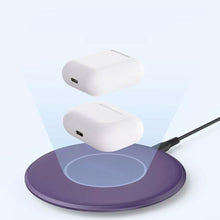Load image into Gallery viewer, Purple 15W Wireless Charger , Quick Charge Slim Charging Pad Fast Charge - AWY88