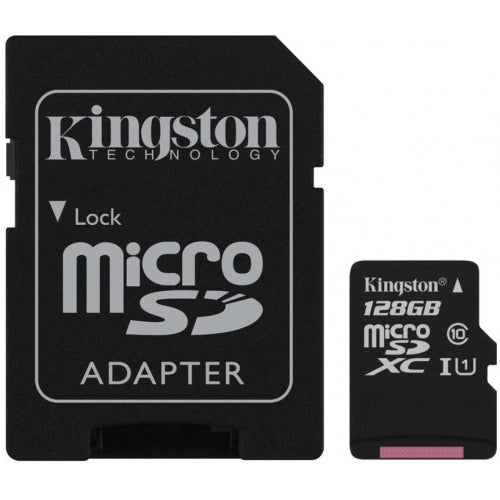 128GB Memory Card, Class 10 MicroSD High Speed Kingston - AWV35