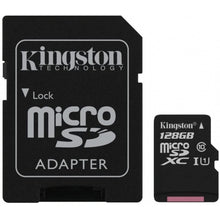 Load image into Gallery viewer, 128GB Memory Card, Class 10 MicroSD High Speed Kingston - AWV35