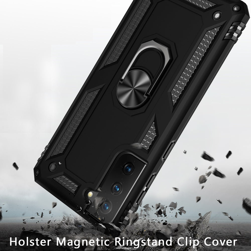 Case Belt Clip, Kickstand Cover Swivel Metal Ring Holster - AWZ65