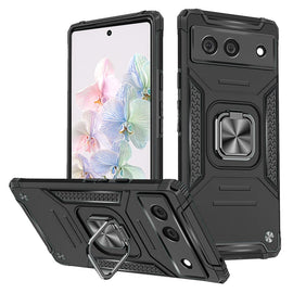 Hybrid Case Cover, Armor Shockproof Kickstand Metal Ring - AWY39