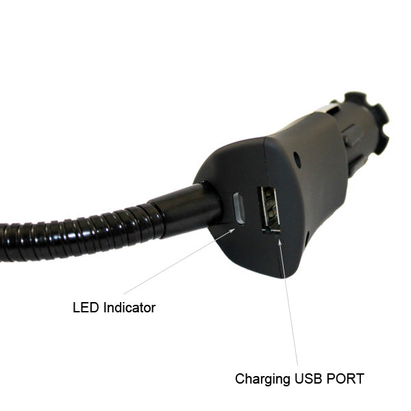 Car Mount, USB Port DC Socket Holder Charger - AWM31