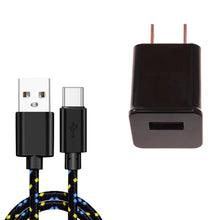 Load image into Gallery viewer, Home Wall Charger , AC Plug Long Cord Power Adapter 10ft Long USB-C Cable - AWG75