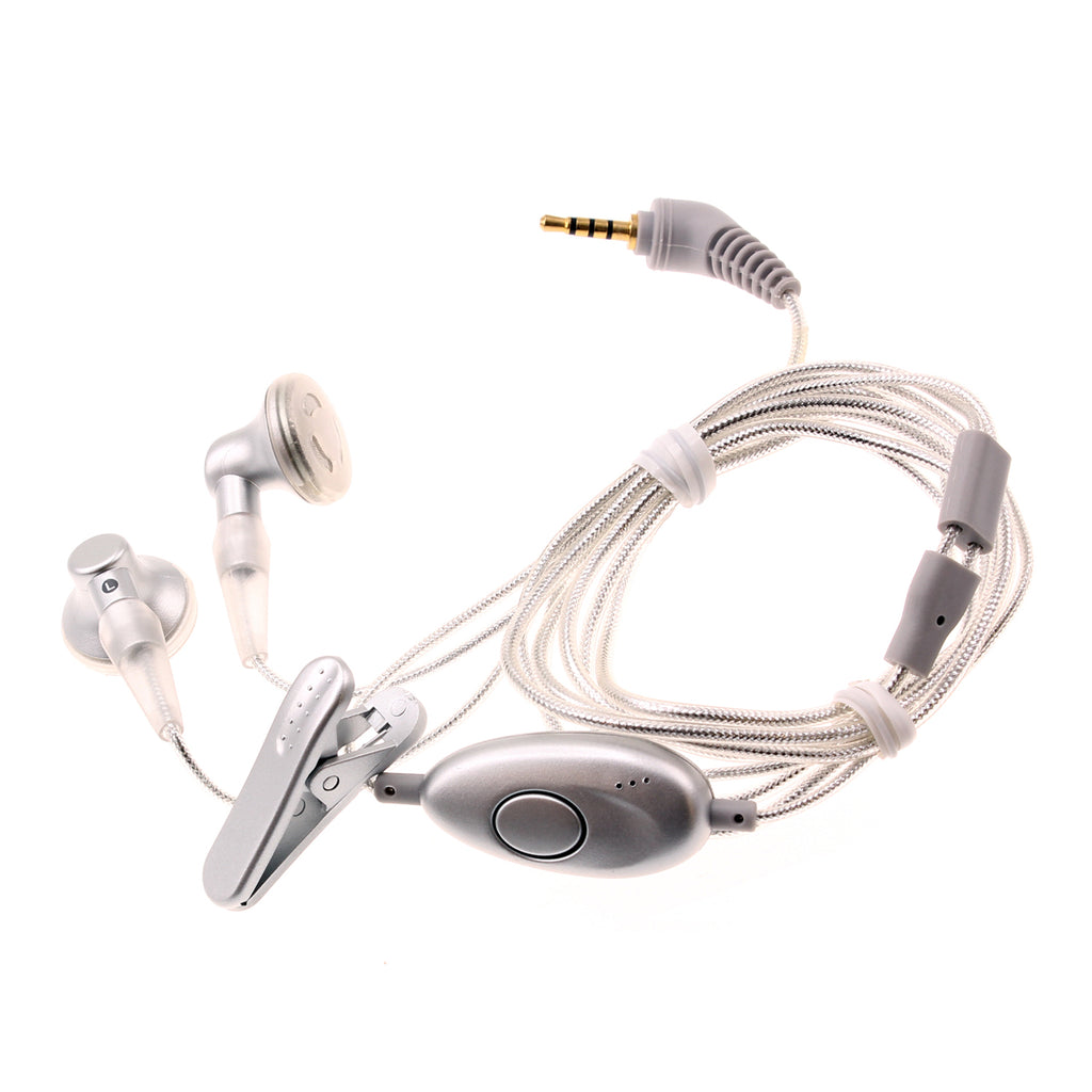 Wired Earphones, Headset 2.5mm Handsfree Mic Headphones - AWA38