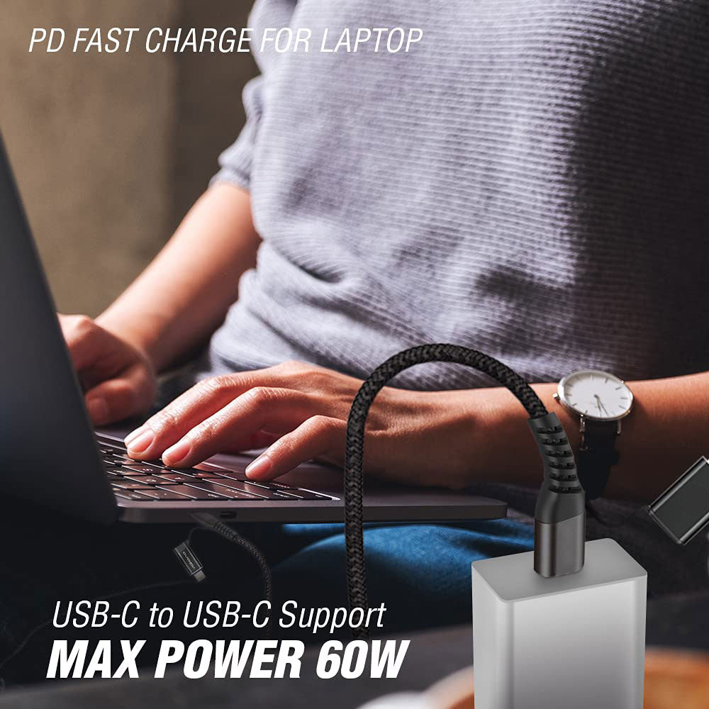 4-in-1 USB-C Cable, Wire Power Cord Fast Charger - AWZ48