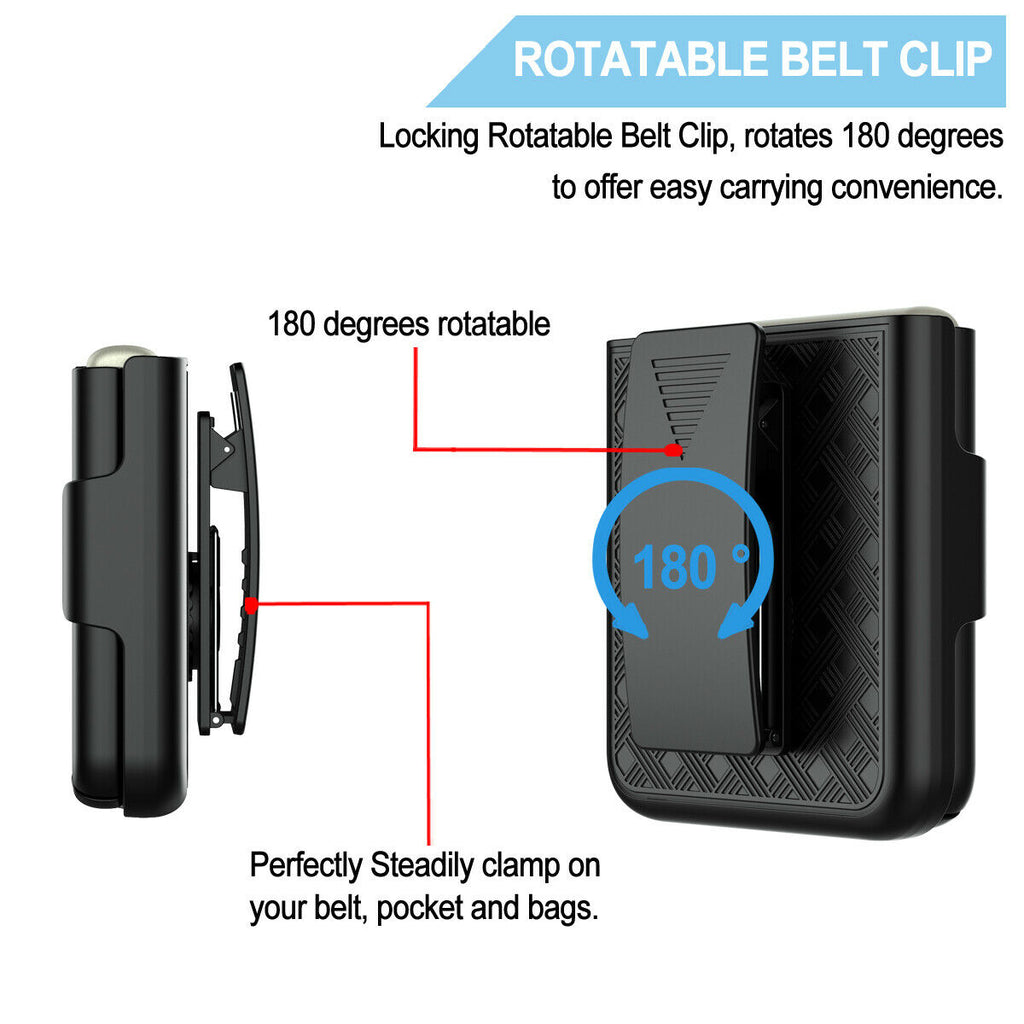 Case Belt Clip, Kickstand Cover Swivel Holster - AWZ67