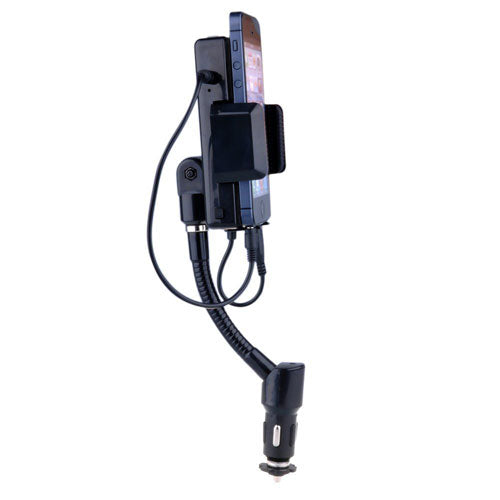 Car Mount, Swivel USB Port Charger Holder FM Transmitter - AWJ47