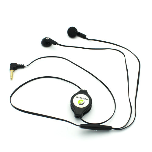 Retractable Earphones, Handsfree Headset Hands-free Headphones - AWB63