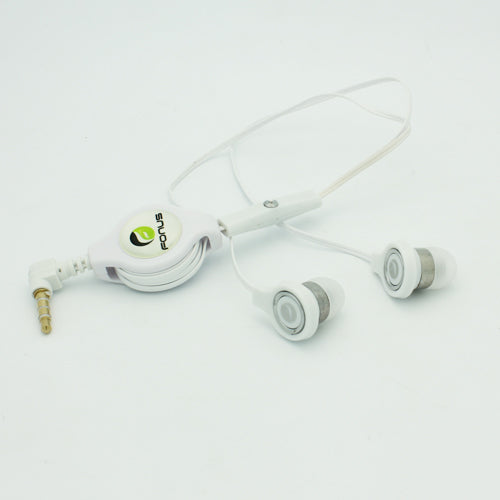 Retractable Earphones, Handsfree Headset Hands-free Headphones - AWB72