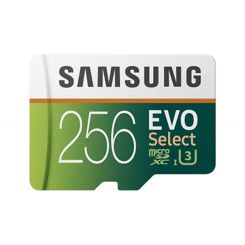 256GB Memory Card, Class 10 MicroSD High Speed Samsung Evo - AWV05