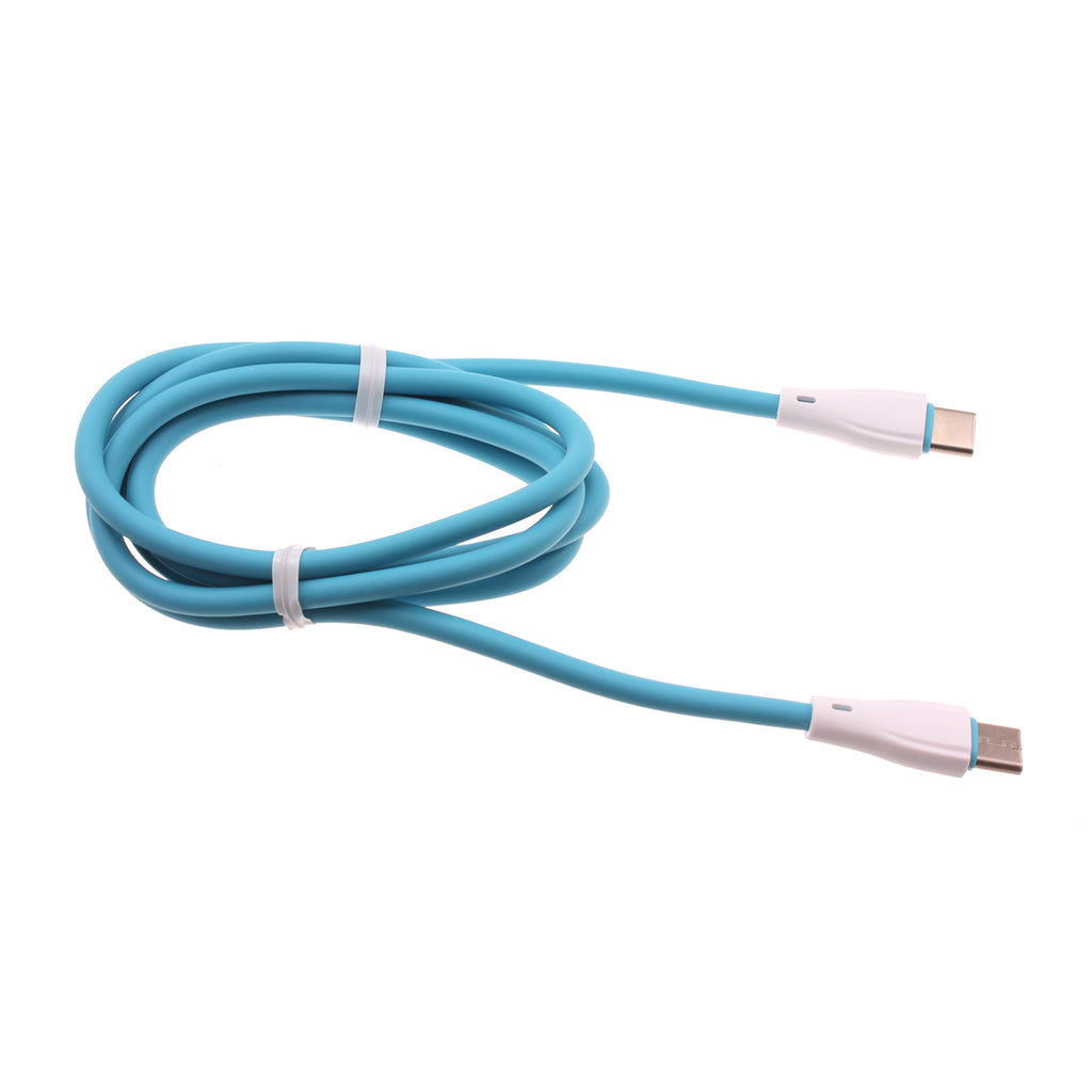 Blue 4ft PD Cable, Power Cord Fast Charger USB-C to Type-C - AWE12