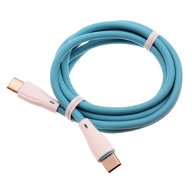 Blue 4ft PD Cable,  Power Cord Fast Charger USB-C to Type-C  - AWE12 1467-1