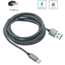 Load image into Gallery viewer, 10ft USB Cable, Wire Power Charger Cord Type-C - AWR38