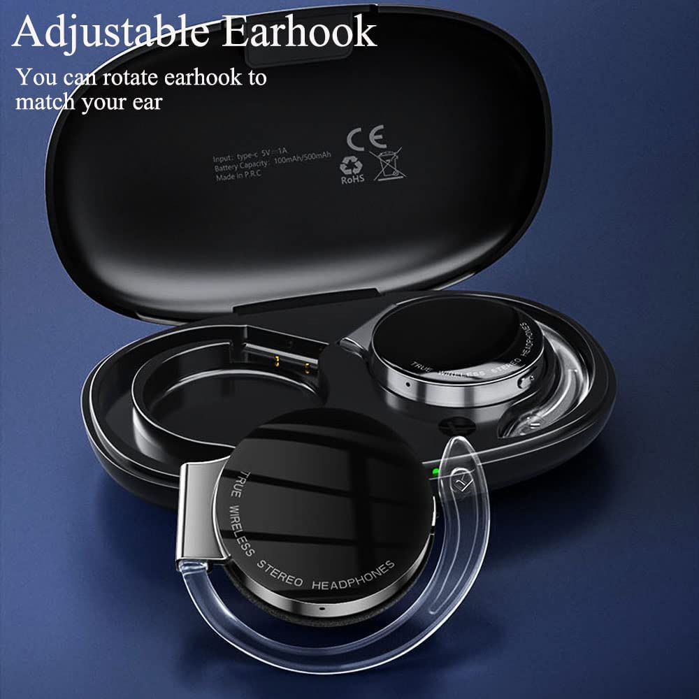 Ear-hook Wireless Earphones, Charging Case True Wireless Stereo Over the Ear Headphones TWS Bluetooth Earbuds - AWZ41
