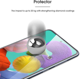 Screen Protector, Full Cover 3D Curved Edge Tempered Glass - AWZ62