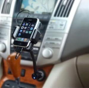 Car Mount, Swivel USB Port Charger Holder FM Transmitter - AWUK3