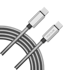 3ft Metal PD Cable,  Wire Power Charger Cord Type-C to USB-C  - AWE33 1475-1