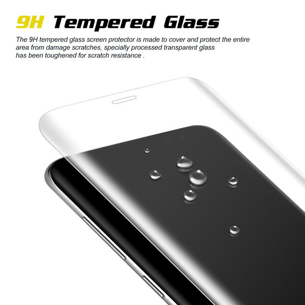 Screen Protector, Full Cover Curved Edge 3D Tempered Glass - AWB60