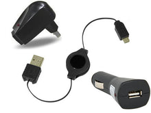 Load image into Gallery viewer, Car Home Charger, Power MicroUSB Retractable USB Cable - AWB84