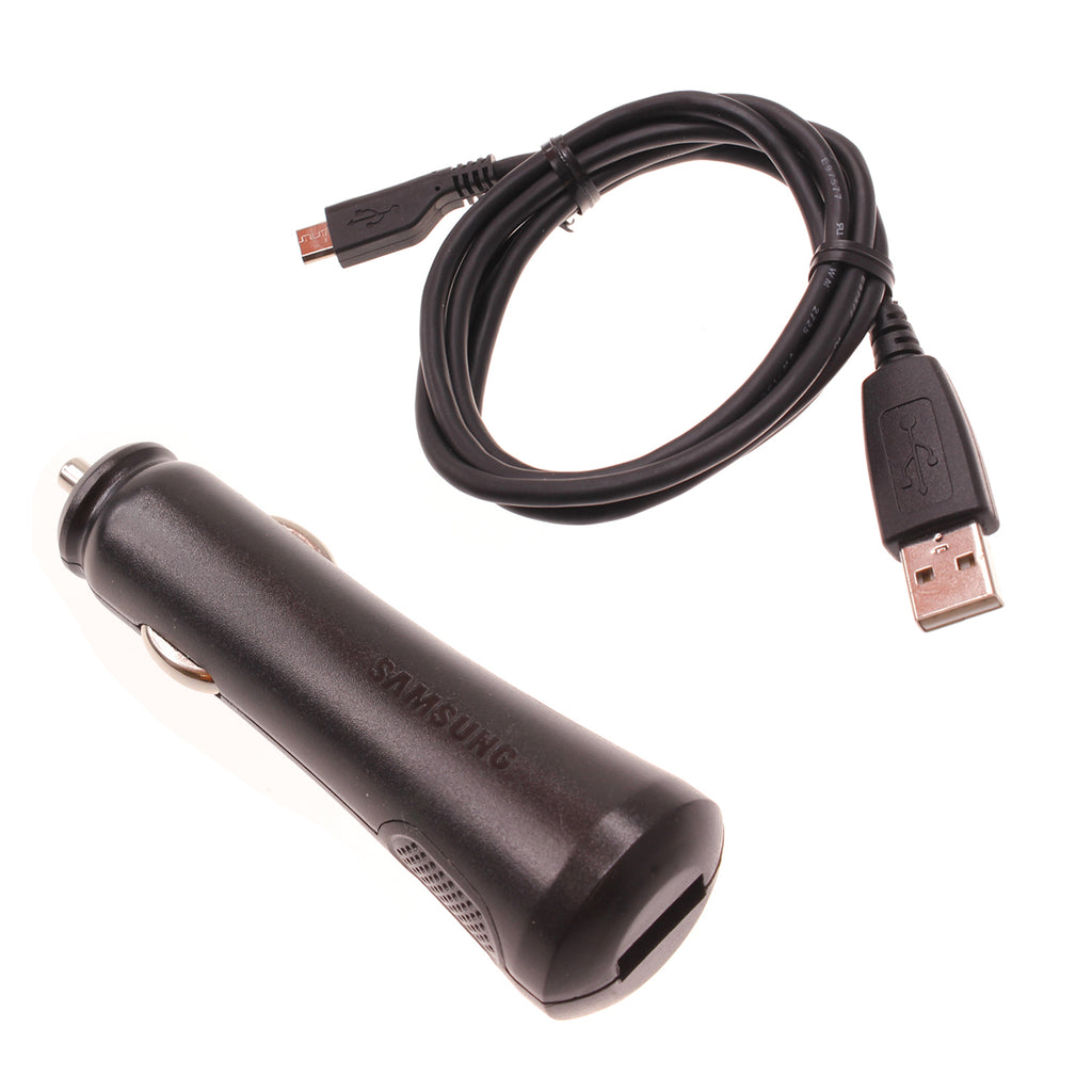 Car Charger , Plug-in Power Adapter DC Socket Micro USB Cable - AWY25