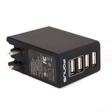Load image into Gallery viewer, Home Charger, Wall 6.8A 4-Port USB 34W - AWK64