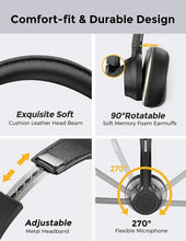 Load image into Gallery viewer, Wireless Over-Ear Headphones, Earphones Hands-free Headset With Boom Microphone - AWZ58