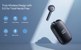 TWS Earphones, True Stereo Headphones Earbuds Wireless - AWZ77