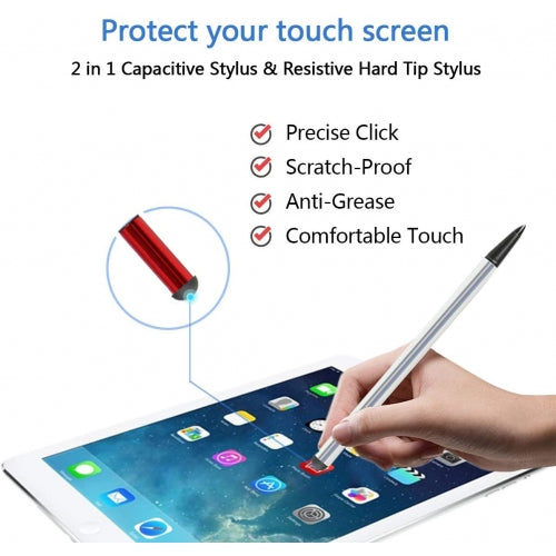 Red Stylus, Compact Touch Pen Capacitive and Resistive - AWF73