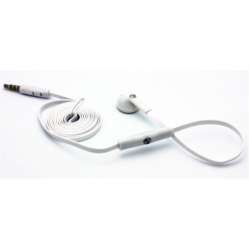 Mono Headset, Headphone 3.5mm Single Earbud Wired Earphone - AWJ87