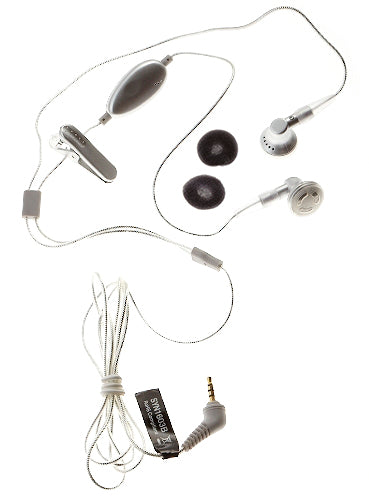 Wired Earphones, Headset 2.5mm Handsfree Mic Headphones - AWA38