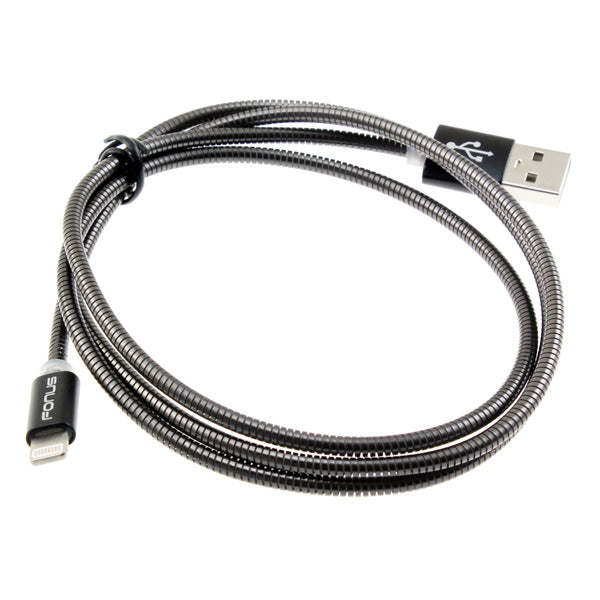 Metal USB Cable, Wire Power Charger Cord 3ft - AWE85