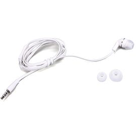 Mono Headset, Single Headphone 3.5mm Wired Earbud Earphone w Mic - AWF70