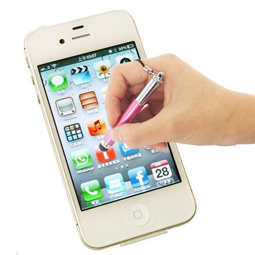 Pink Stylus, Lightweight Compact Extendable Touch Pen - AWT09