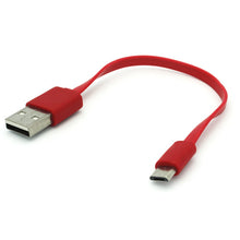 Load image into Gallery viewer, Short USB Cable, Power Cord Charger MicroUSB - AWA58