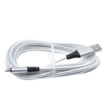 10ft USB Cable, Braided Wire Power Charger Cord - AWR17
