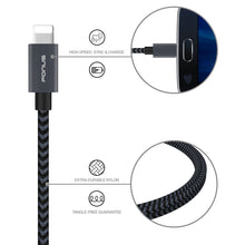 Load image into Gallery viewer, 10ft USB Cable, Braided Wire Power Charger Cord - AWR40