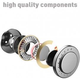 Wired Earphones, Headset Handsfree Mic Headphones Hi-Fi Sound - AWD99