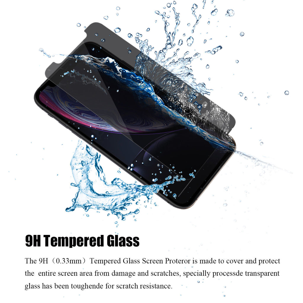 Privacy Screen Protector, Anti-Peep Anti-Spy Curved Tempered Glass - AWR72