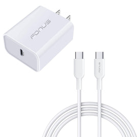 20W PD Home Charger,  Power Quick 6ft Long Cable Fast Type-C  - AWA77 1515-1