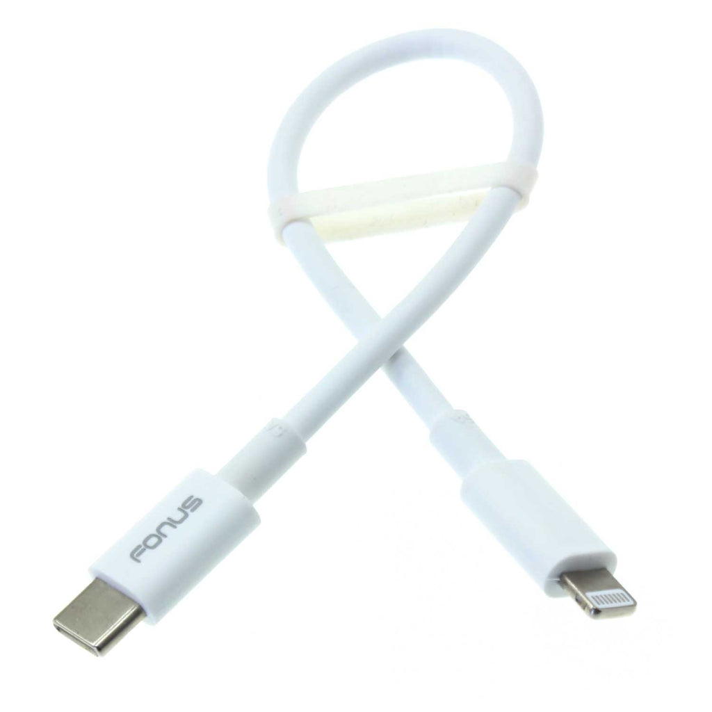 PD USB Cable, Power Fast Charger USB-C to iPhone Short - AWF88