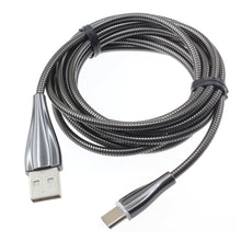 Load image into Gallery viewer, Metal USB Cable, Power Charger Cord Type-C 6ft - AWR89