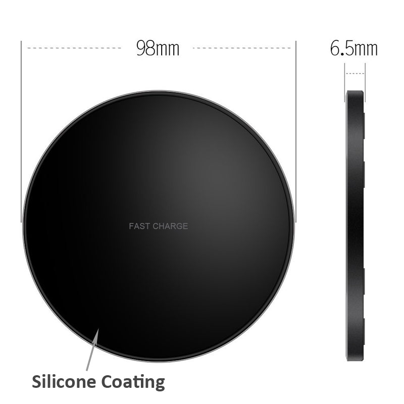 Wireless Charger, Slim Charging Pad 7.5W and 10W Fast