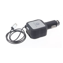 Load image into Gallery viewer, Car Charger, 2-Port USB Type-C 4.8Amp Retractable - AWM43